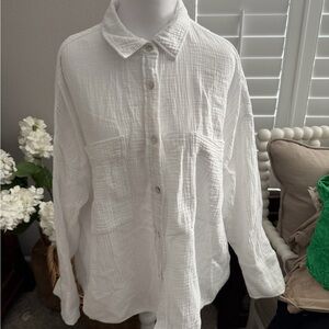 Magaschoni White Organic Cotton Garment